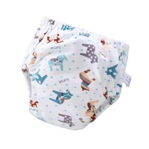 Carton Baby Waterproof Pants Reusable Cotton Baby Training Pants