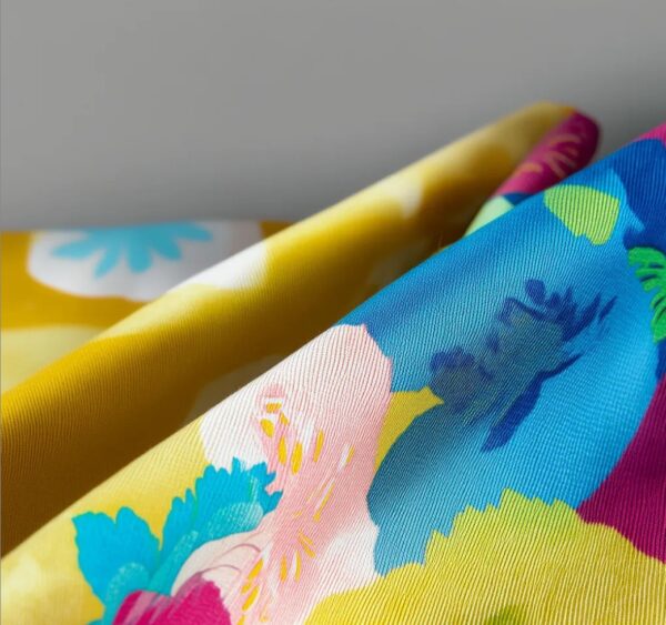 Wholesale Camo Printed Stretch 100d Four Way Woven Polyester Spandex Crepe Polyester Fabric for Women Dress