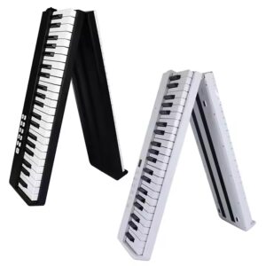 Portable 88-Key Digital Piano Smart Folding Instrument Home Professional Use Electronic Speakers Plays Musical Instrument